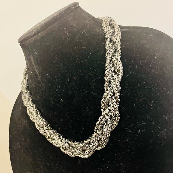 Hematite Black Cuban Link Design Necklace - Picture 7 of 9